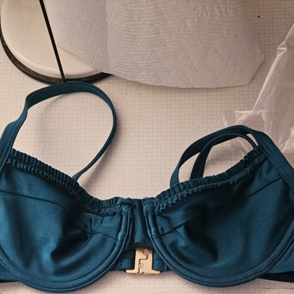 Kulani Kinis Blue Bikini with Adjustable Straps